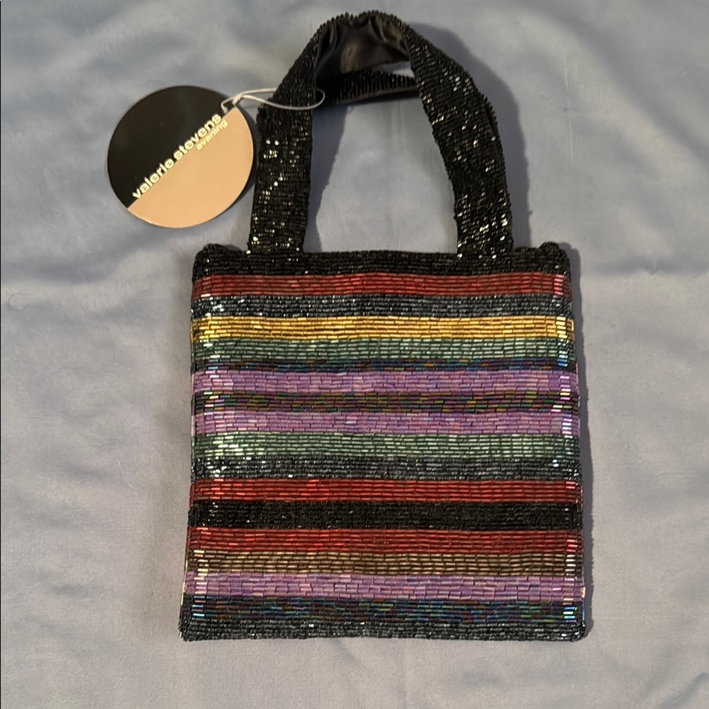 Multicolor Beaded Evening bag